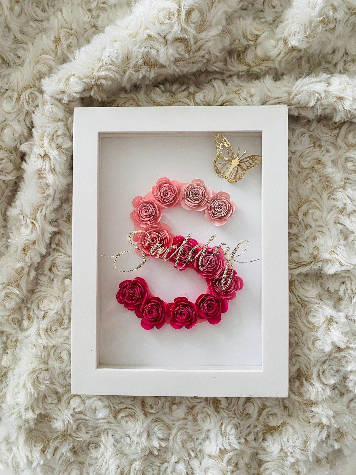 NAME PERSONALIED SHADOW BOX