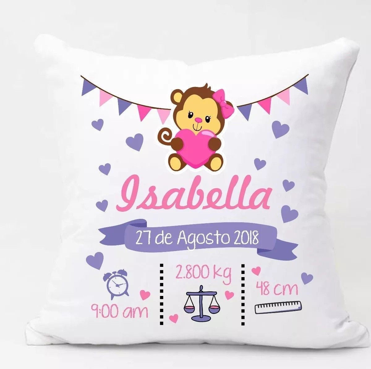 BABY GIRL PILLOW