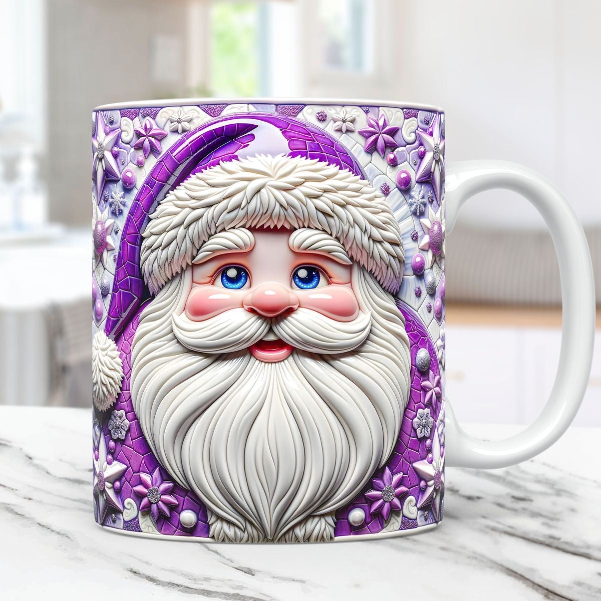 3D Santa Mug 11 oz