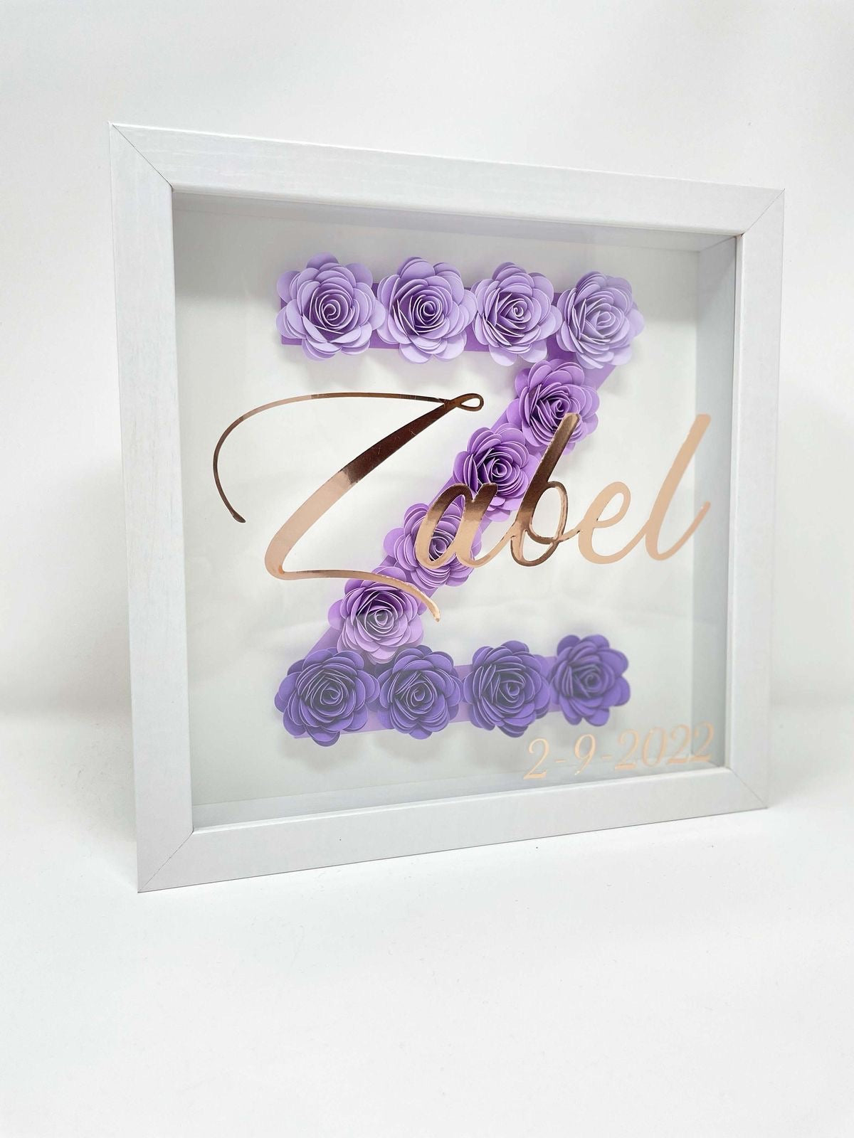 NAME PERSONALIED SHADOW BOX