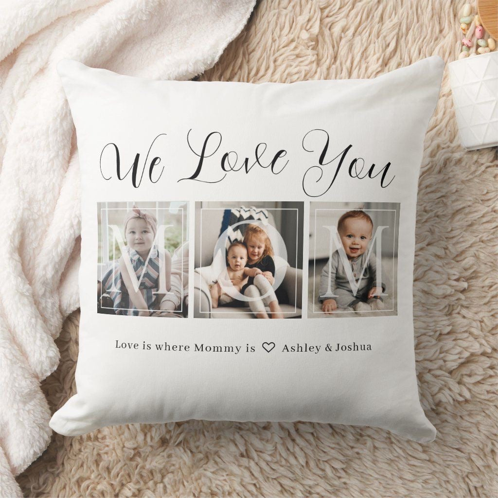 WE LOVE YOU MOM PILLOWCASE