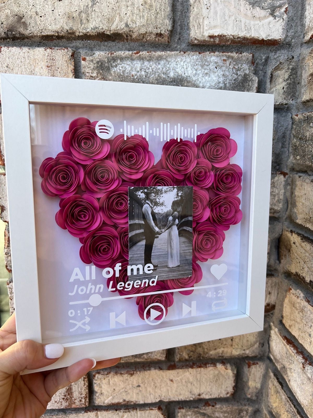 HEART PICTURE SHADOW BOX