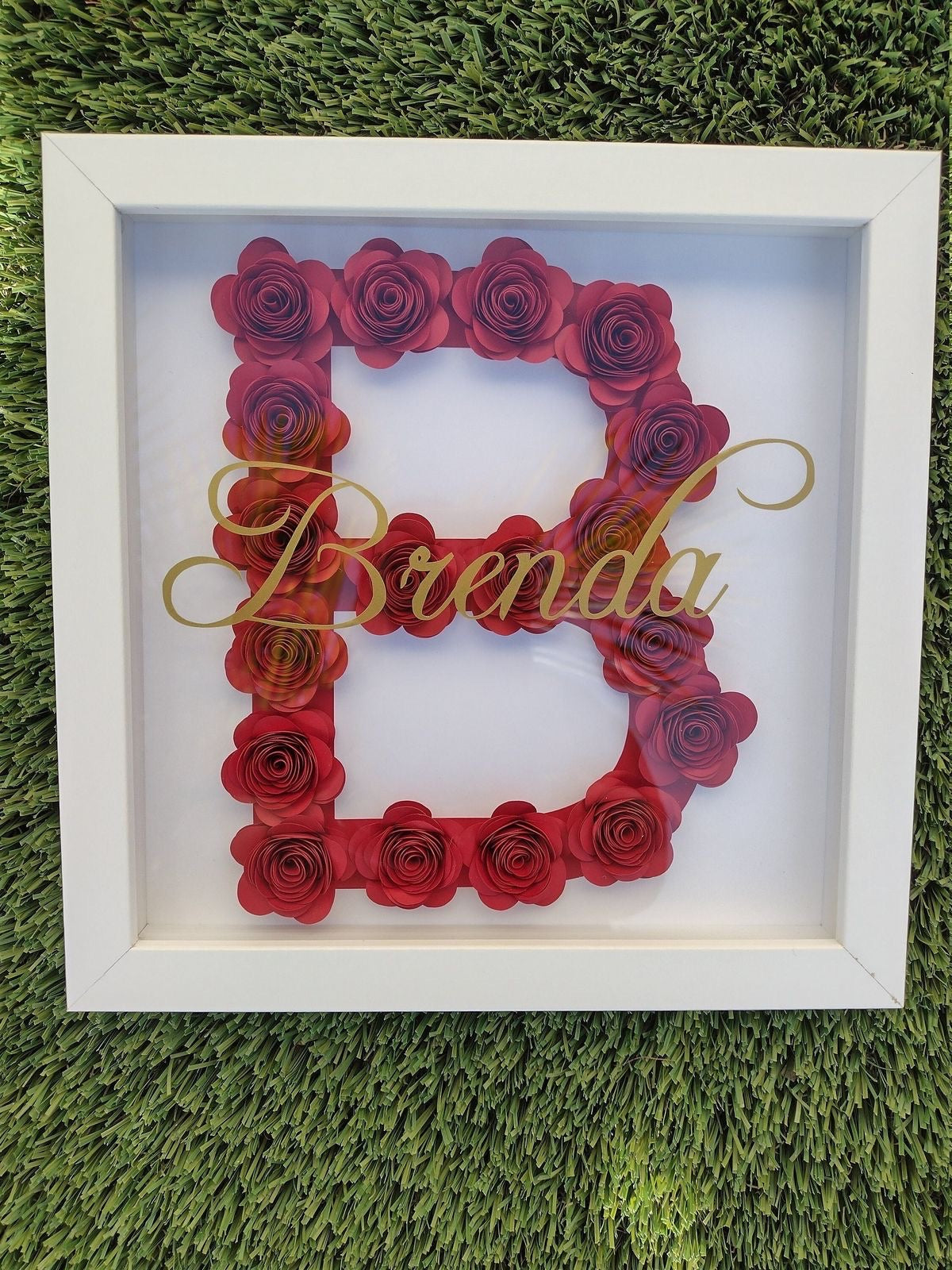 NAME PERSONALIED SHADOW BOX