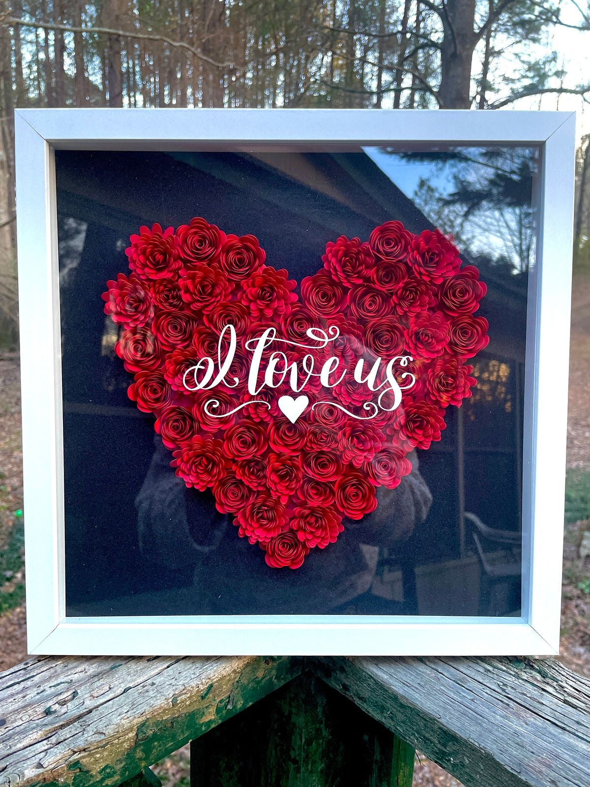 I LOVE US SHADOW BOX