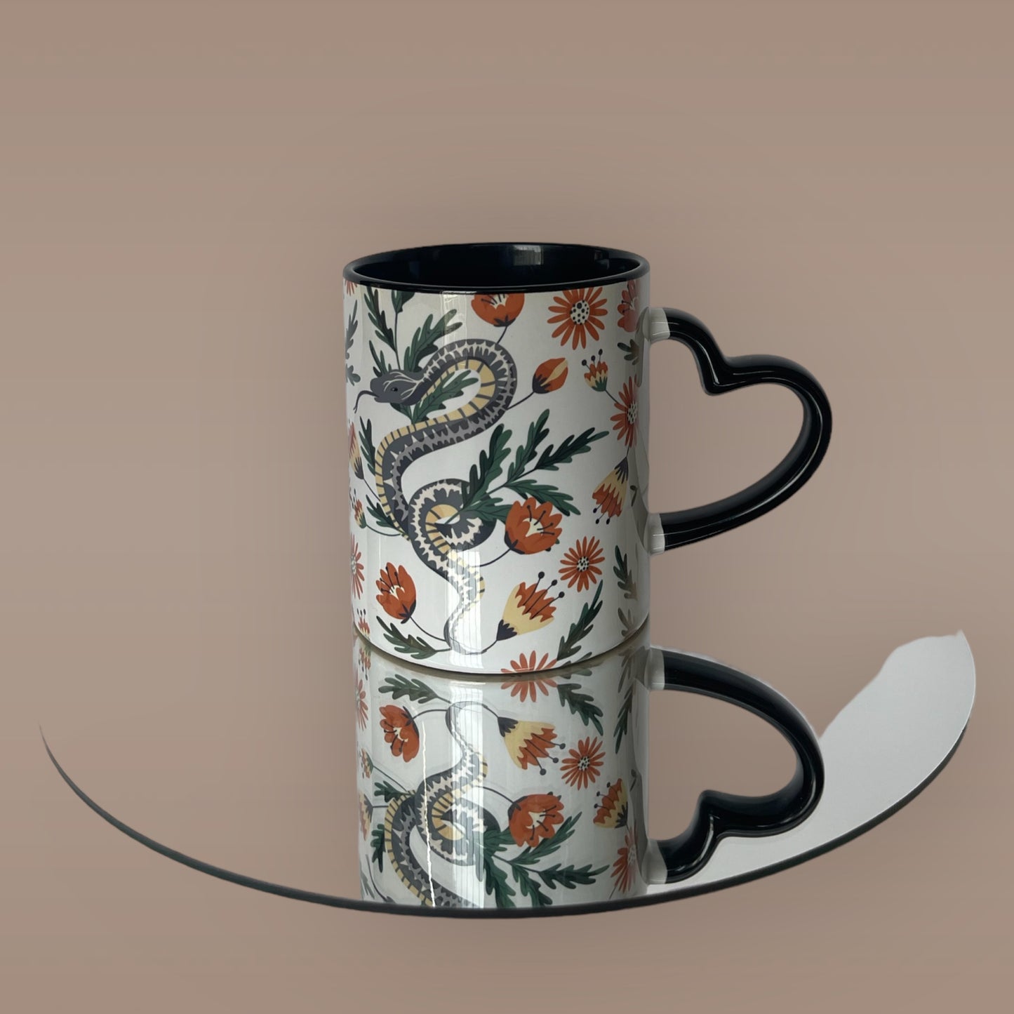 Snake Print Mug