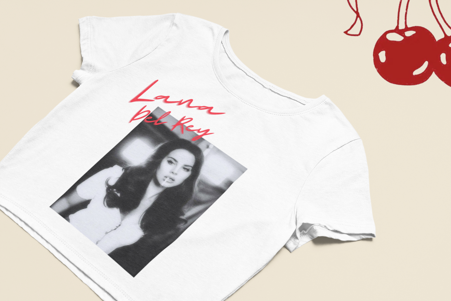 Lana Del Rey B&W Picture (Crop Top)