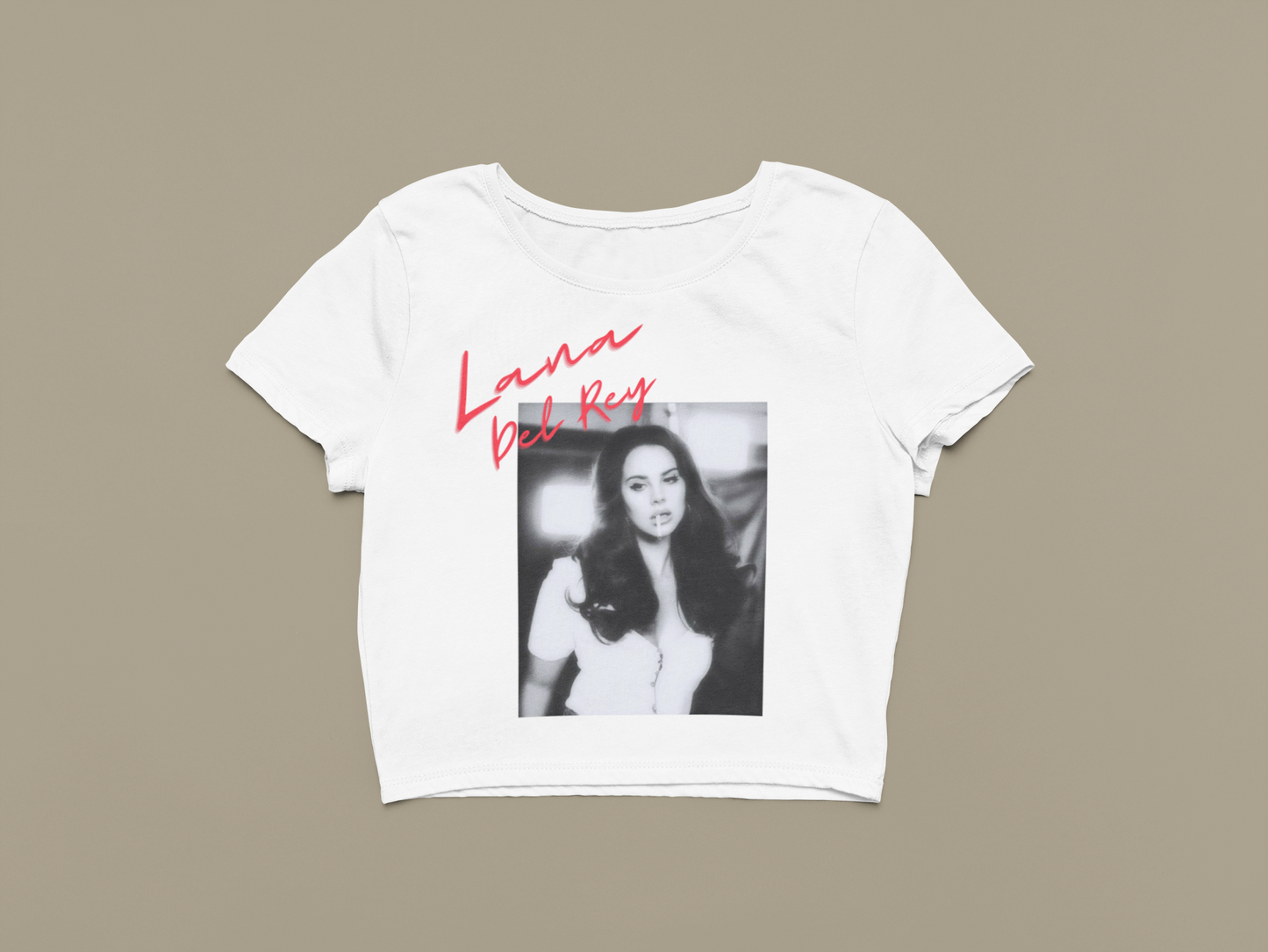 Lana Del Rey B&W Picture (Crop Top)