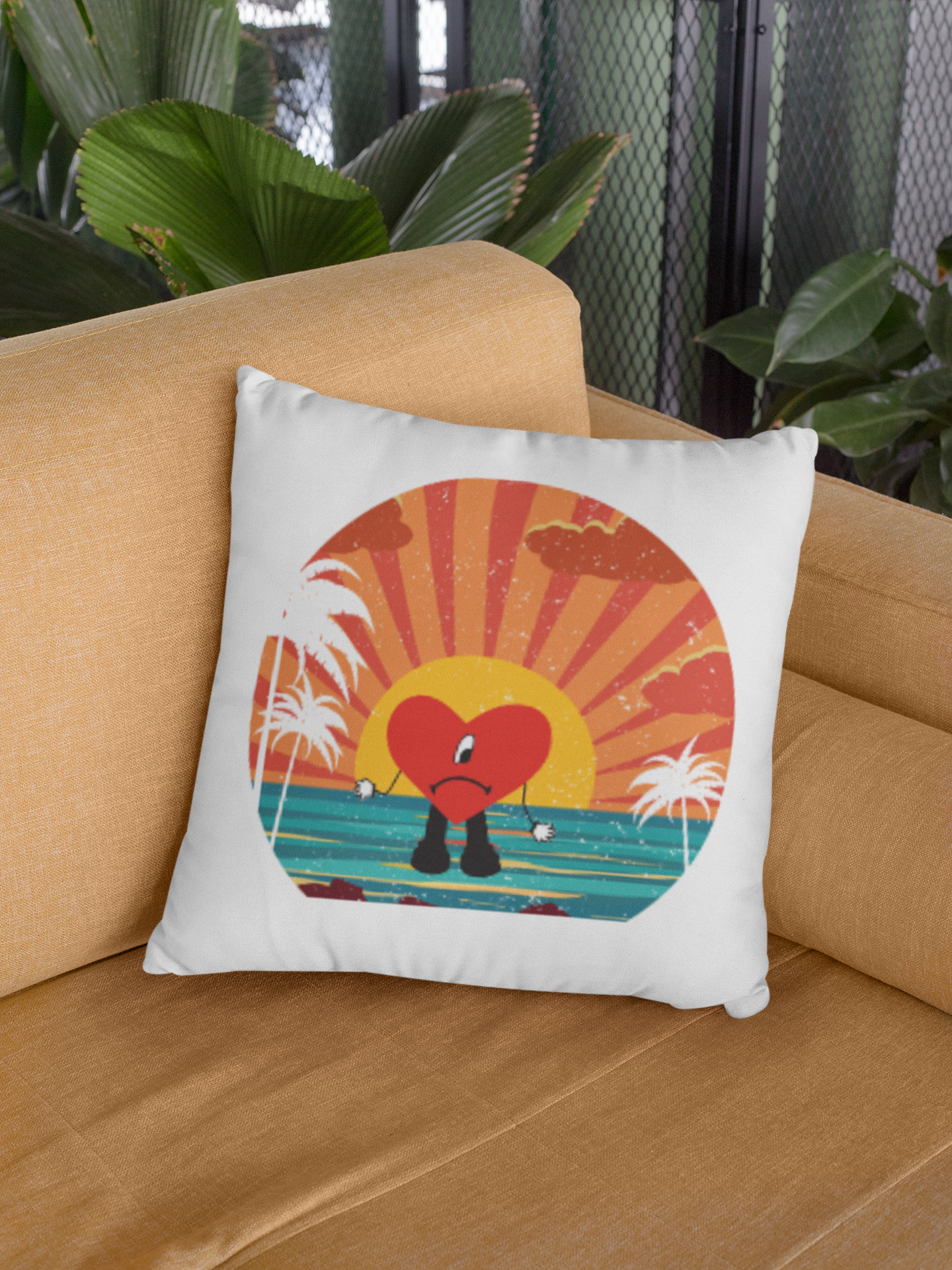 Bad Bunny Pillow Cover