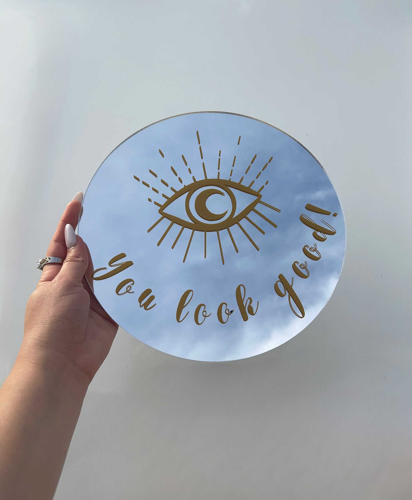 You Look Good Mirror Design