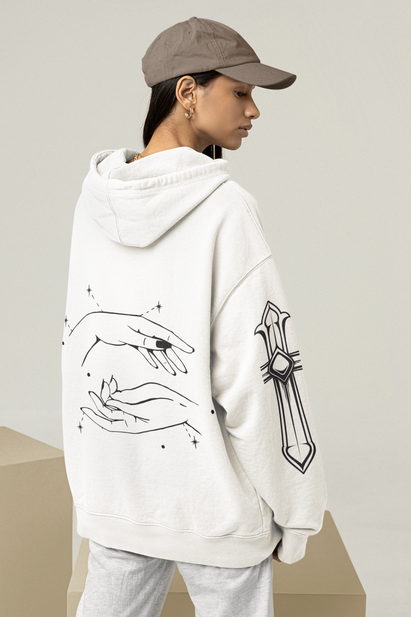 Full-Zip-hooded Sweatshirt