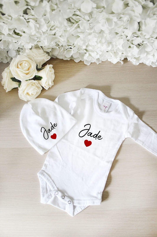 PERSONALIZED ONSIE + NEW BORN HAT