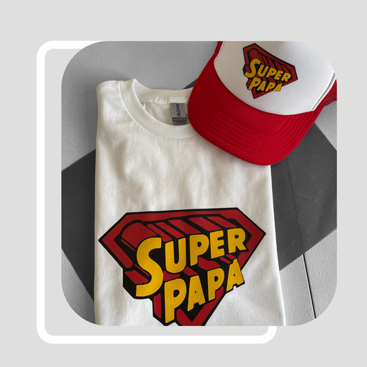 Súper Papá T-Shirt + hat